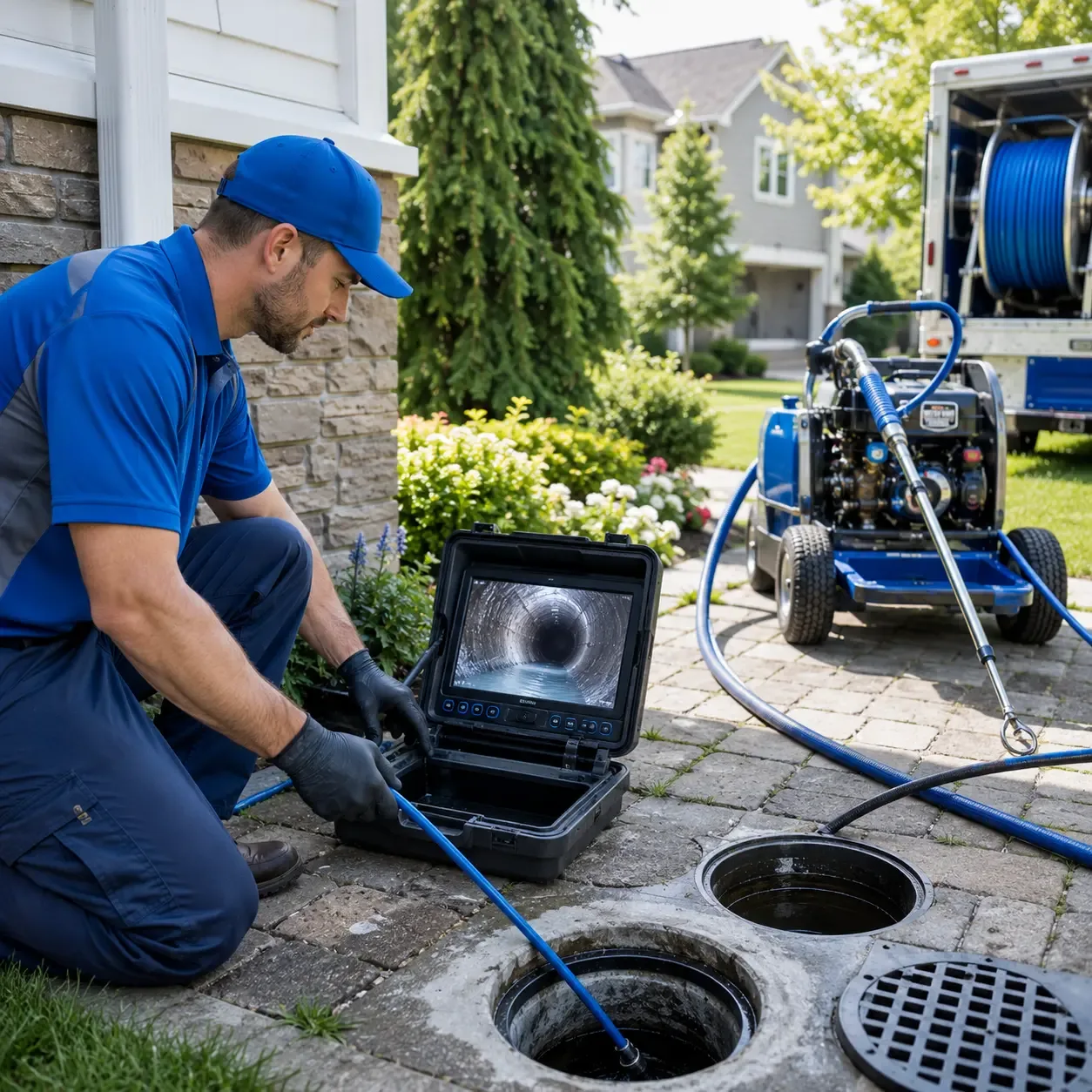 Outdoor drain cleaning professionals serving Powdersville, SC